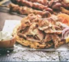 171.  Große Schale Dönerﬂeisch